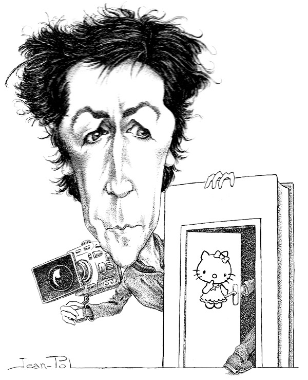 caricature de Christine Angot par Jean-Pol d. Franqueuil