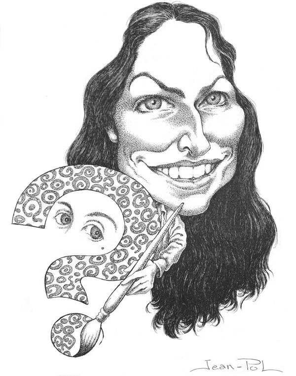caricature de Camille de Peretti par Jean-Pol d. Franqueuil