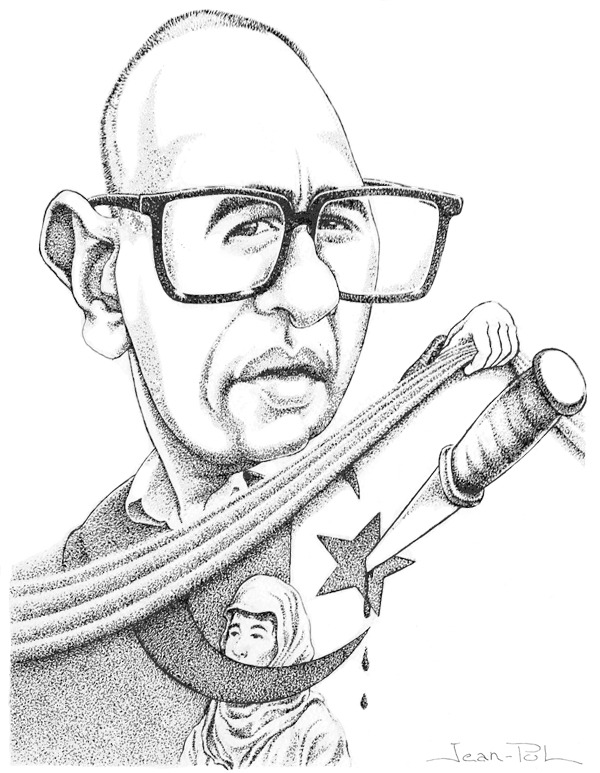 caricature d'Alice Zeniter par Jean-Pol d. Franqueuil