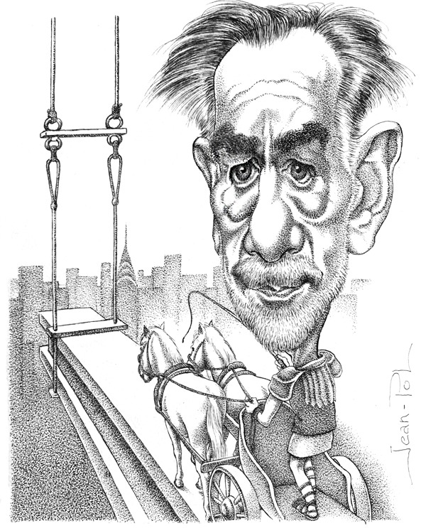 caricature de Francis Ford Coppola par Jean-Pol d. Franqueuil