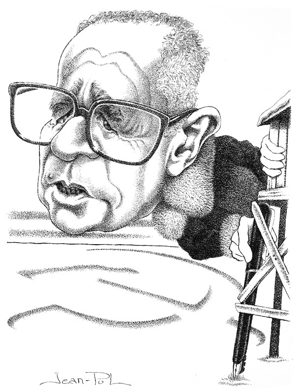 caricature de Célinne Navarree par Jean-Pol d. Franqueuil