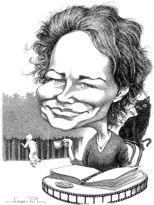 caricature de Célinne Navarree par Jean-Pol d. Franqueuil