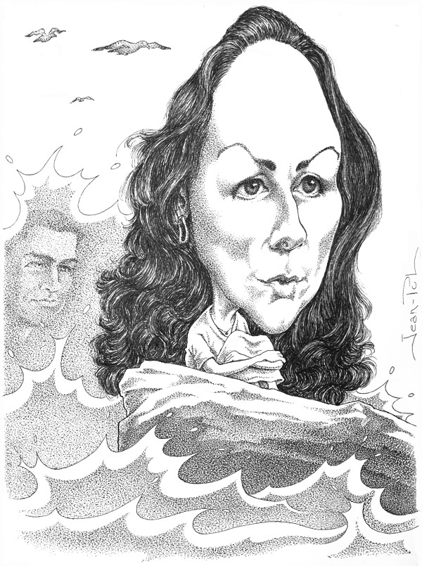 caricature d'Élise Lépine par Jean-Pol d. Franqueuil