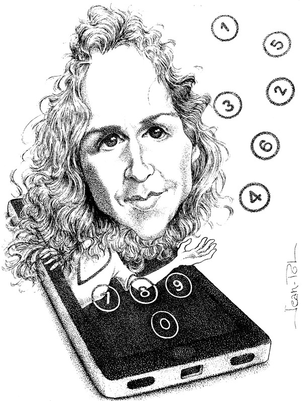 caricature de Delphine de Vigan par Jean-Pol d. Franqueuil