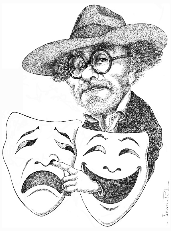 caricature de Jean-Michael Connelly par Jean-Pol d. Franqueuil