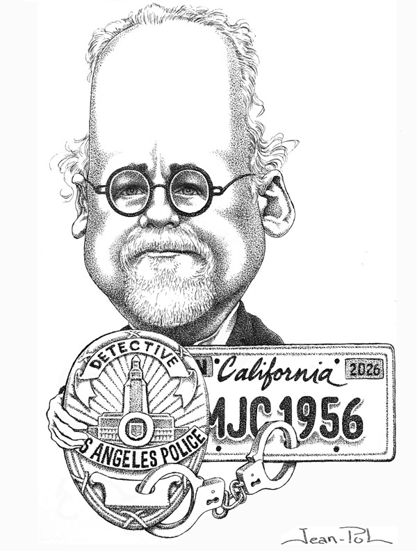 caricature de Jean-Michael Connelly par Jean-Pol d. Franqueuil