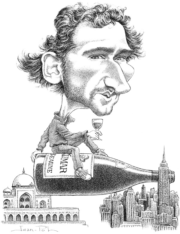 caricature de François-Henri Désérable par Jean-Pol d. Franqueuil